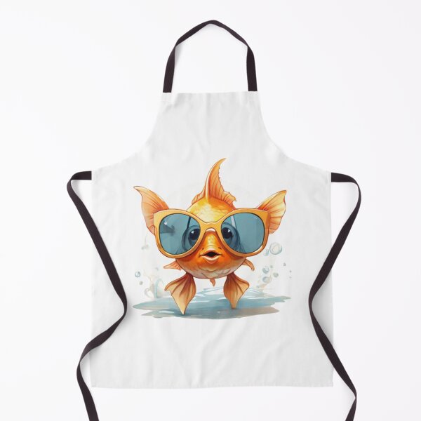 Item preview, Cute, stylish goldfish in big sunglasses. designed and sold by SaraSumi.