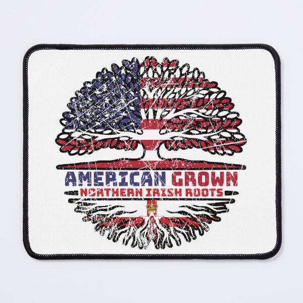 Item preview, Northern Ireland Irish Ulster US American USA United States Tree Roots Flag designed and sold by FlagX.