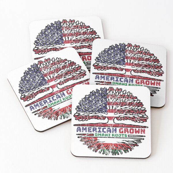 Item preview, Oman Omani American USA Tree Roots Flag designed and sold by FlagX.