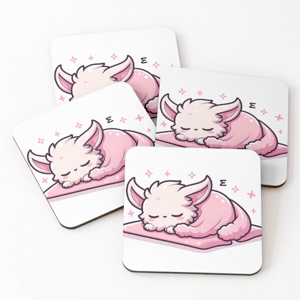 Item preview, Kawaii Gentle Banshee With A Fluffy Pink Blanket designed and sold by CanvasCutie.