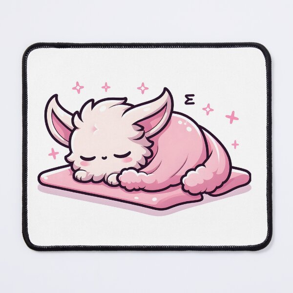 Item preview, Kawaii Gentle Banshee With A Fluffy Pink Blanket designed and sold by CanvasCutie.