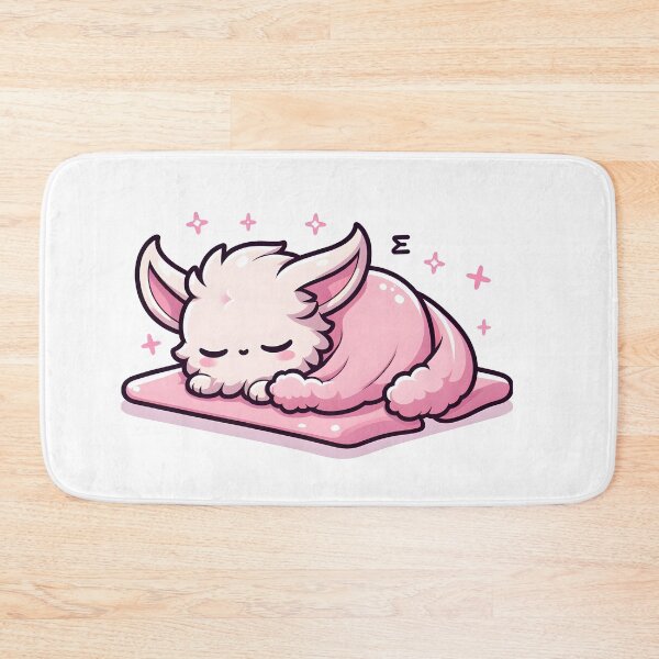 Item preview, Kawaii Gentle Banshee With A Fluffy Pink Blanket designed and sold by CanvasCutie.