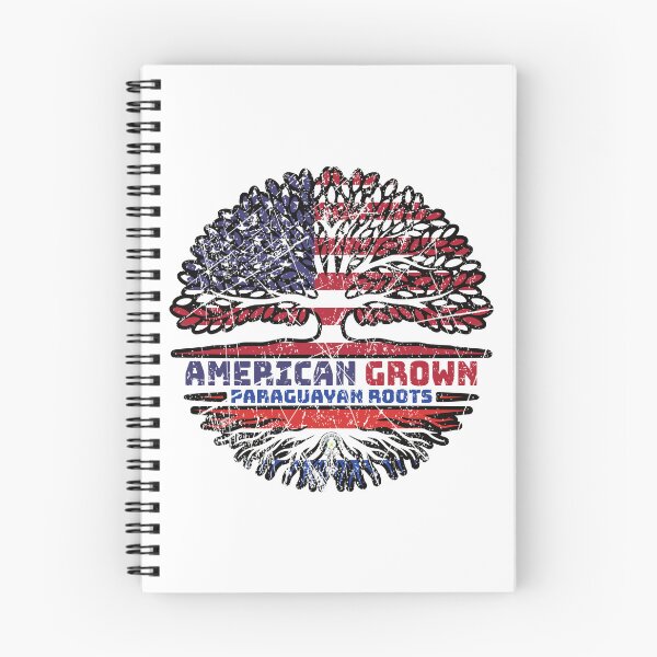 Item preview, Paraguay Paraguayan American USA Tree Roots Flag designed and sold by FlagX.
