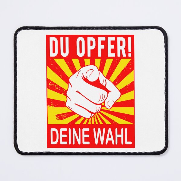 Item preview, You Victim; Your Choice; German; designed and sold by StickerApe.