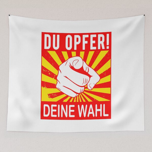 Item preview, You Victim; Your Choice; German; designed and sold by StickerApe.