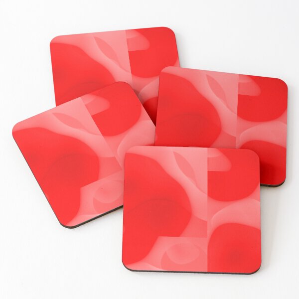Item preview, Abstraction "red wave" designed and sold by Gluecknika.