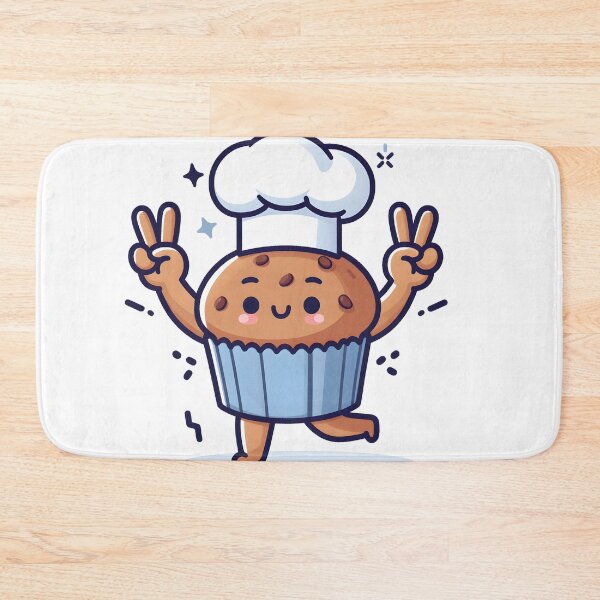 Item preview, Kawaii Baker With Muffin-Shaped Earrings designed and sold by CanvasCutie.