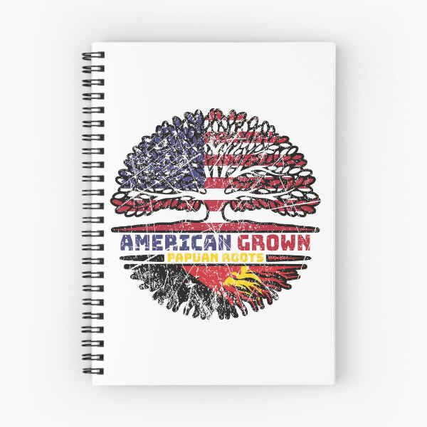 Item preview, Papua New Guinea Papuan American USA Tree Roots Flag designed and sold by FlagX.