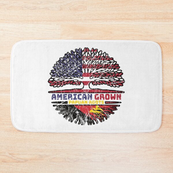 Item preview, Papua New Guinea Papuan American USA Tree Roots Flag designed and sold by FlagX.