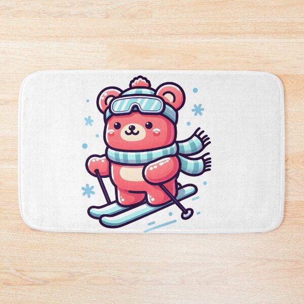 Item preview, Kawaii Gummy Bear With Winter Scarf designed and sold by CanvasCutie.