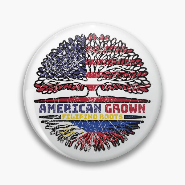 Item preview, Filipino Philippines US American USA United States Tree Roots Flag designed and sold by FlagX.