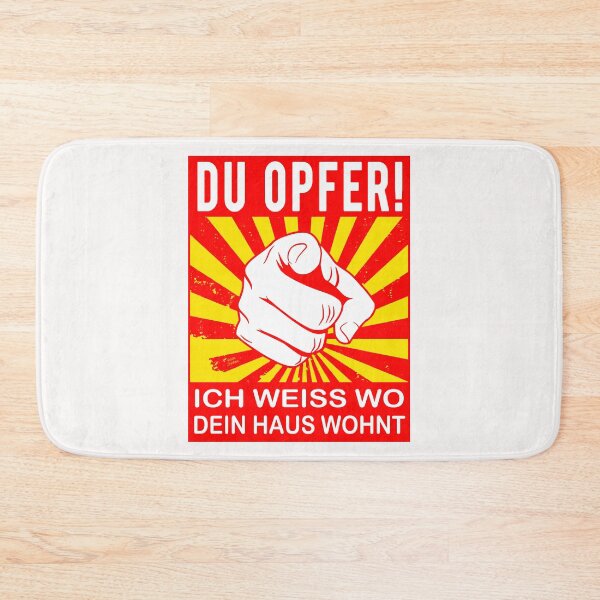 Item preview, I Know Where Your House Lives; German; designed and sold by StickerApe.