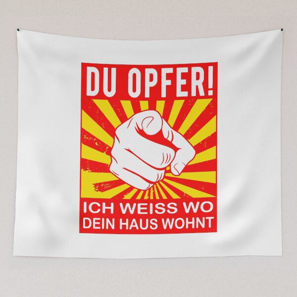 Item preview, I Know Where Your House Lives; German; designed and sold by StickerApe.