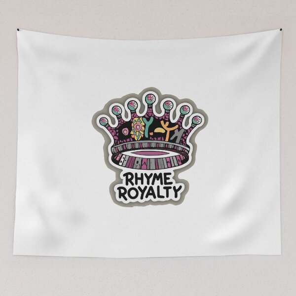 Item preview, Rhyme Royalty Crown & Music Notes Graffiti designed and sold by NiftyWrx.