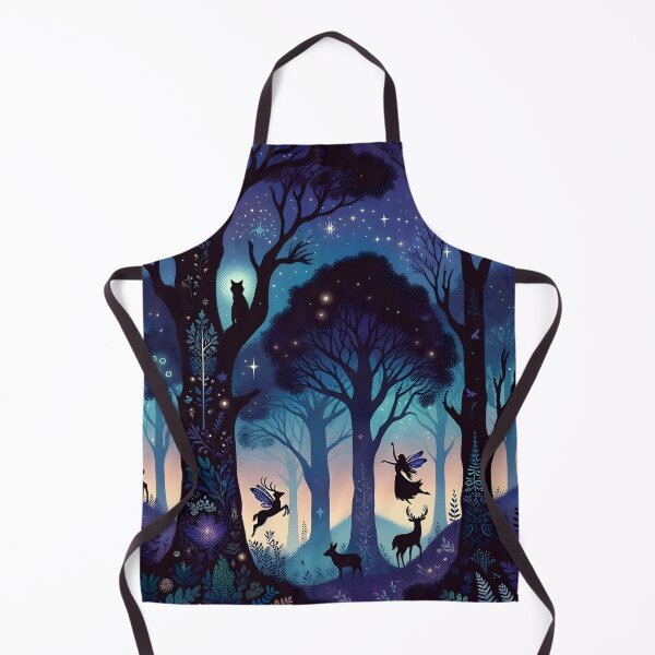 Item preview, Enchanted Twilight Forest - Mystical Wilderness Fabric Design designed and sold by PillowTalkyZone.