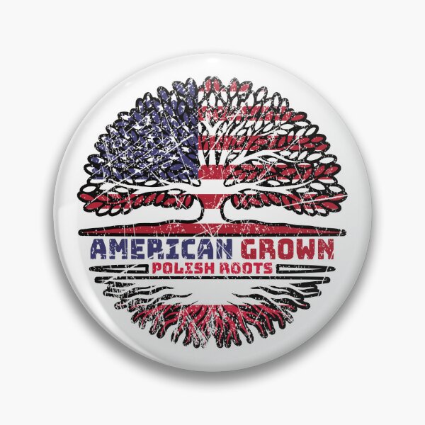 Item preview, Poland Polish US American USA United States Tree Roots Flag designed and sold by FlagX.