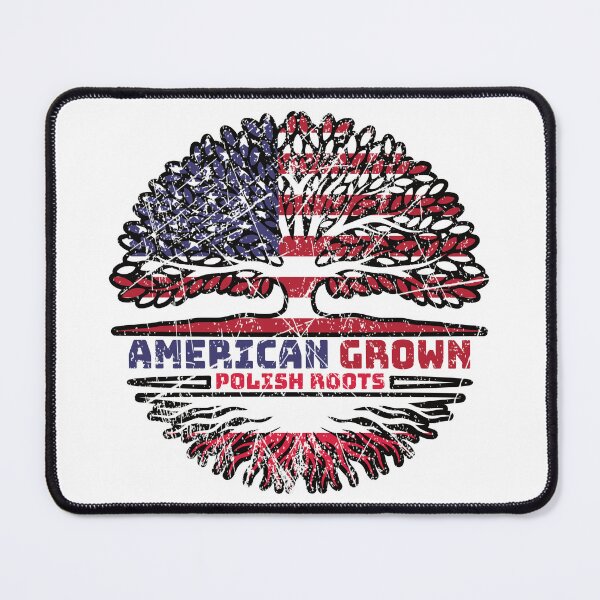 Item preview, Poland Polish US American USA United States Tree Roots Flag designed and sold by FlagX.
