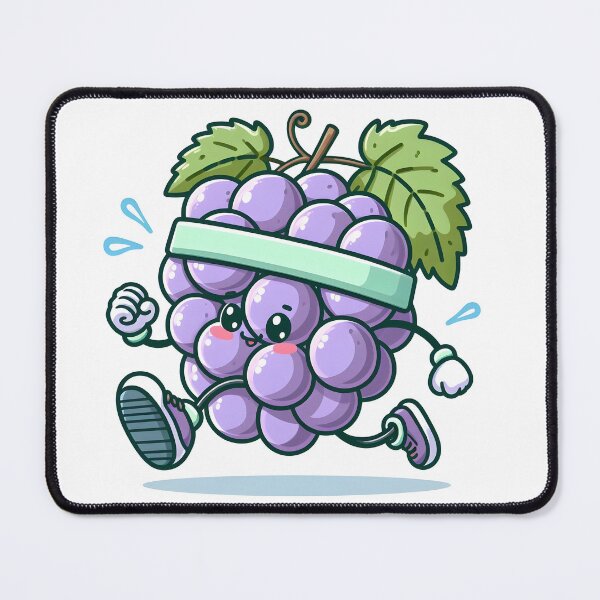 Item preview, Kawaii Grapes: With A Sweatband designed and sold by CanvasCutie.