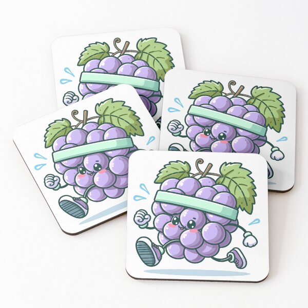 Item preview, Kawaii Grapes: With A Sweatband designed and sold by CanvasCutie.