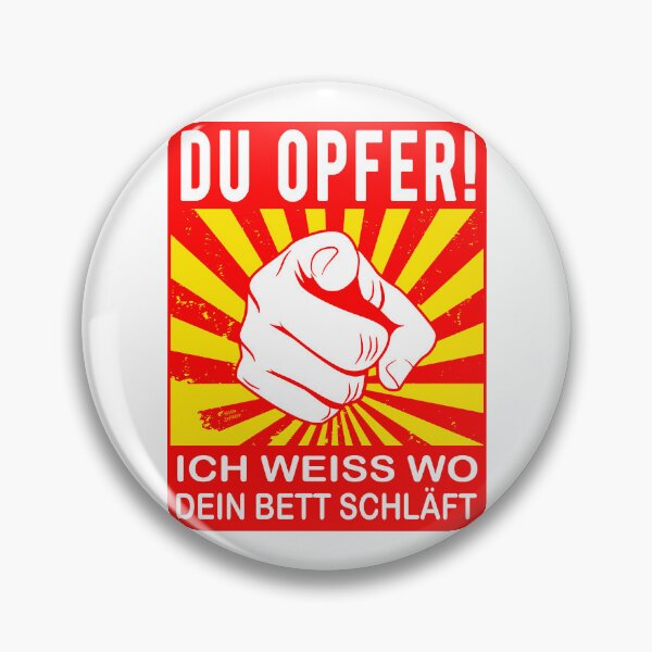Item preview, I know where your bed sleeps; German; designed and sold by StickerApe.