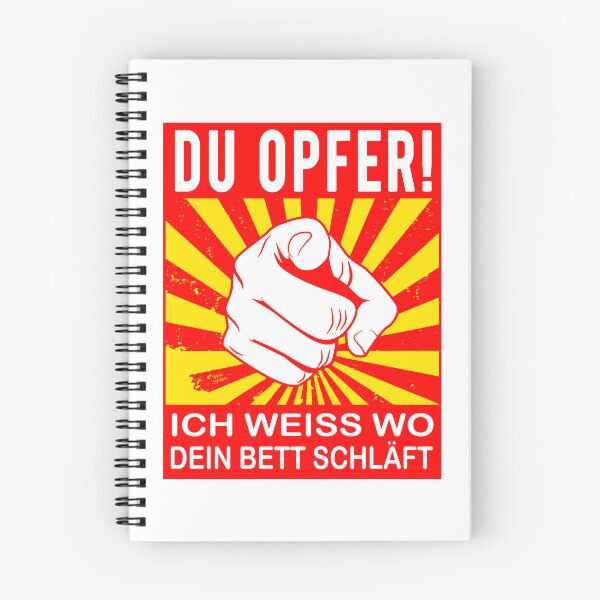 Item preview, I know where your bed sleeps; German; designed and sold by StickerApe.