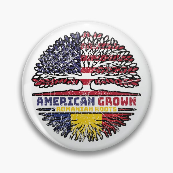 Item preview, Romania Romanian US American USA United States Tree Roots Flag designed and sold by FlagX.