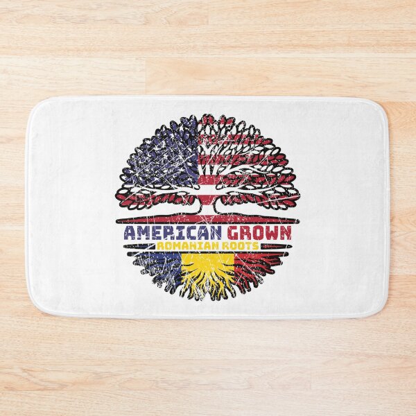 Item preview, Romania Romanian US American USA United States Tree Roots Flag designed and sold by FlagX.