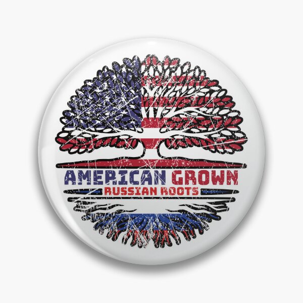 Artikelvorschau, Russland Russisch US Amerikaner USA Vereinigte Staaten Baum Wurzeln Flagge entworfen und verkauft von FlagX.
