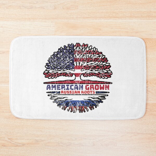 Item preview, Russia Russian US American USA United States Tree Roots Flag designed and sold by FlagX.
