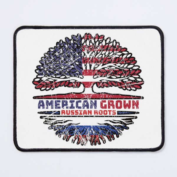 Item preview, Russia Russian US American USA United States Tree Roots Flag designed and sold by FlagX.