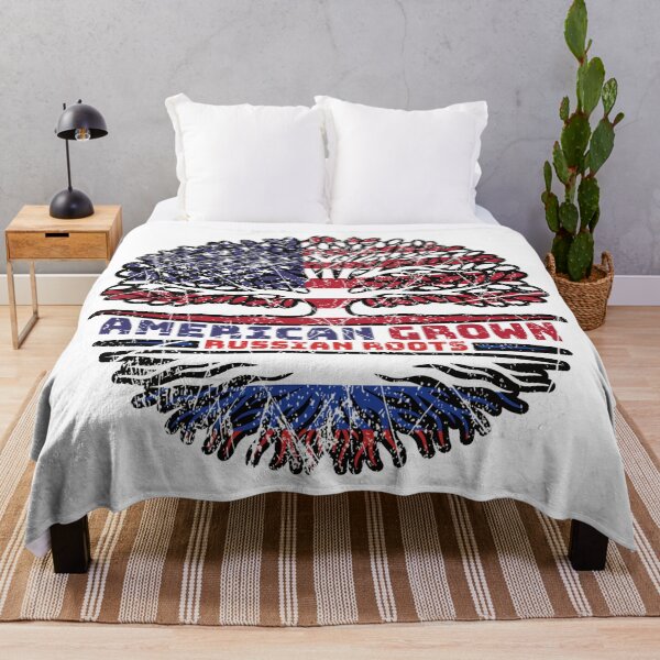 Item preview, Russia Russian US American USA United States Tree Roots Flag designed and sold by FlagX.