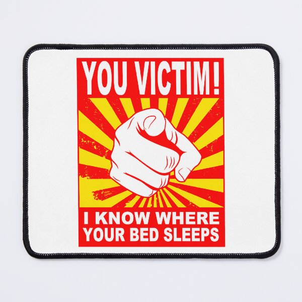 Item preview, I know where your bed sleeps; English; designed and sold by StickerApe.