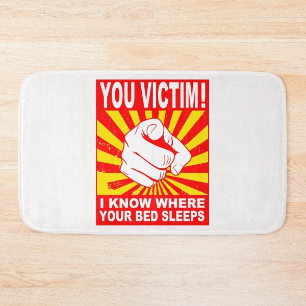 Item preview, I know where your bed sleeps; English; designed and sold by StickerApe.