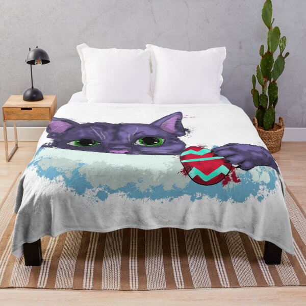 Item preview, Easter black cat designed and sold by Antiope33.