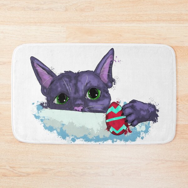 Item preview, Easter black cat designed and sold by Antiope33.