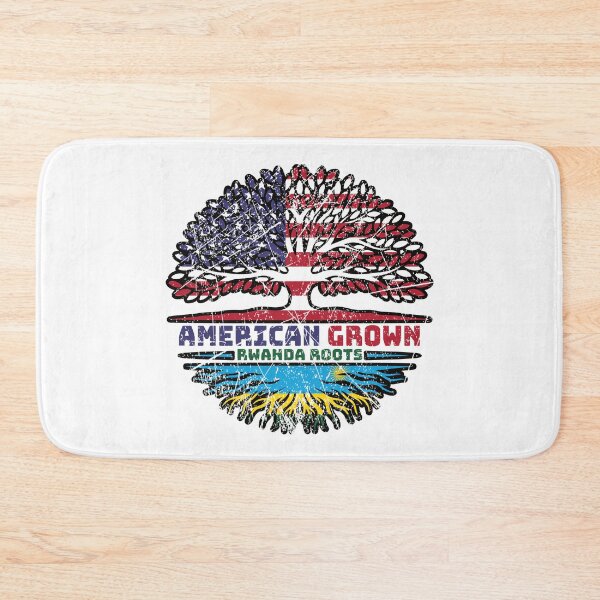 Item preview, Rwanda Rwandan American USA Tree Roots Flag designed and sold by FlagX.