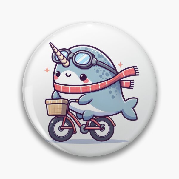 Item preview, Kawaii Narwhal: A Scarf And Goggles designed and sold by CanvasCutie.