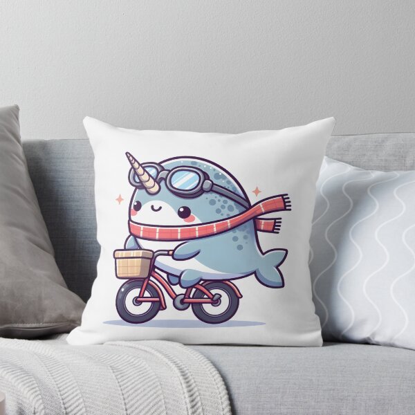 Item preview, Kawaii Narwhal: A Scarf And Goggles designed and sold by CanvasCutie.
