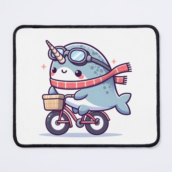 Item preview, Kawaii Narwhal: A Scarf And Goggles designed and sold by CanvasCutie.
