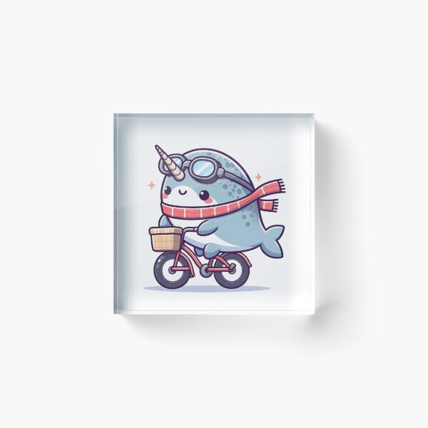 Item preview, Kawaii Narwhal: A Scarf And Goggles designed and sold by CanvasCutie.