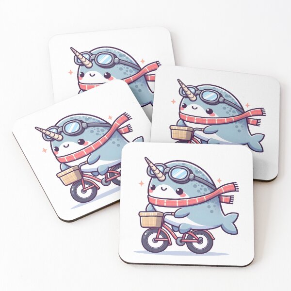 Item preview, Kawaii Narwhal: A Scarf And Goggles designed and sold by CanvasCutie.