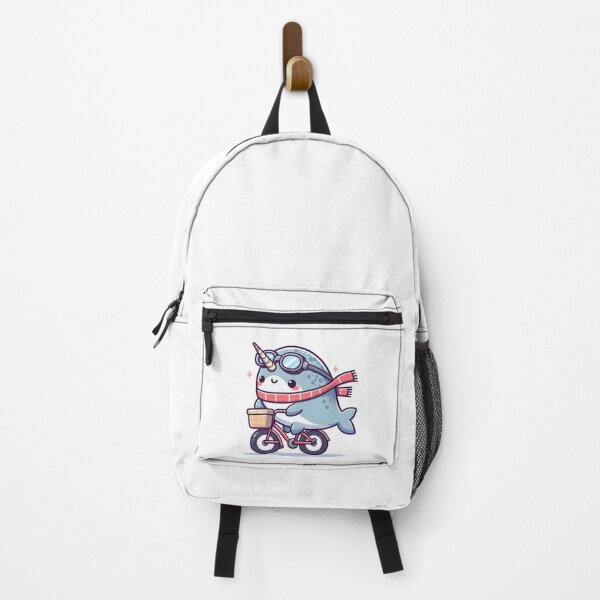 Vista previa del artículo con la obra «Narval Kawaii: bufanda y gafas», diseñado y vendido por CanvasCutie.