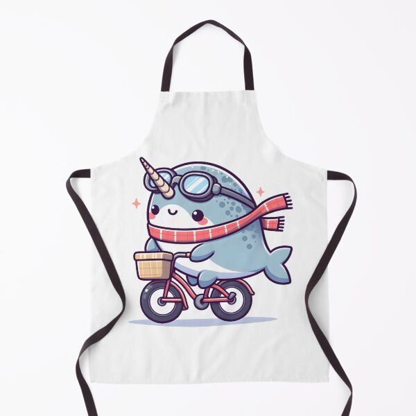 Item preview, Kawaii Narwhal: A Scarf And Goggles designed and sold by CanvasCutie.