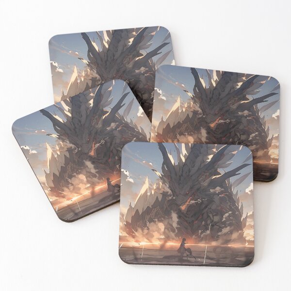 Item preview, "Dawn of the Titan Duel" designed and sold by MYTHIC PEEL STICKERS.