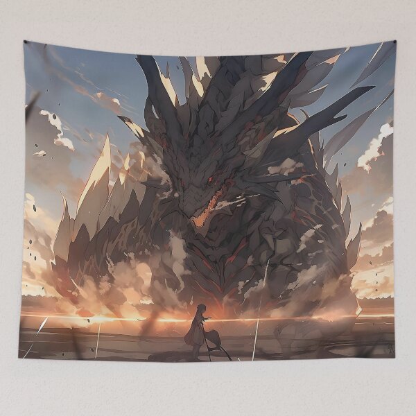 Item preview, "Dawn of the Titan Duel" designed and sold by MYTHIC PEEL STICKERS.