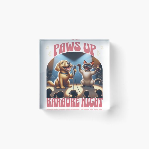 Item preview, Paws Up Its Karaoke Night  designed and sold by Diane Gotti.