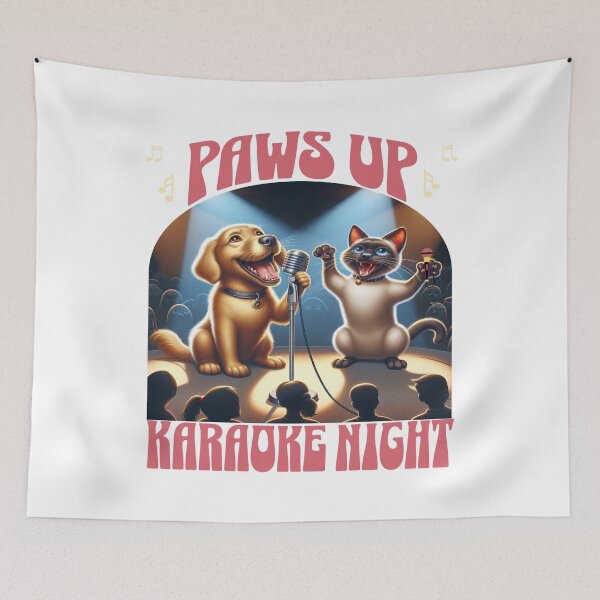 Item preview, Paws Up Its Karaoke Night  designed and sold by Diane Gotti.