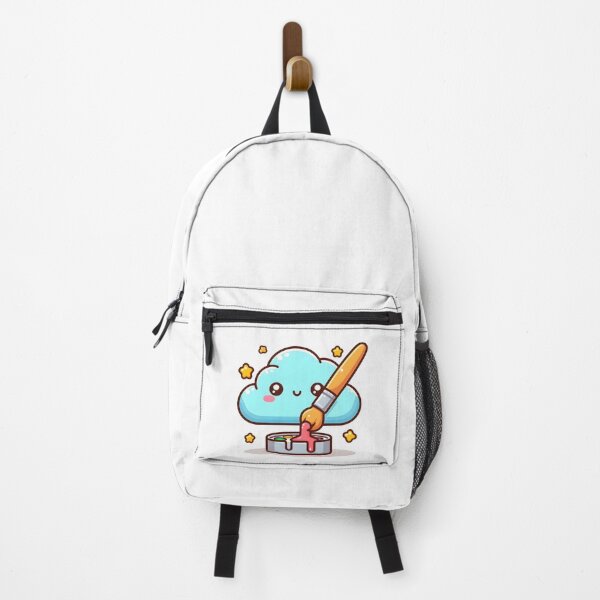 Item preview, Kawaii Cloud With Paintbrush designed and sold by CanvasCutie.