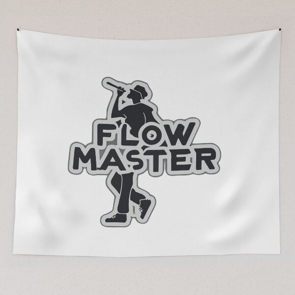 Item preview, Flow Master Abstract Rapper Silhouette designed and sold by NiftyWrx.