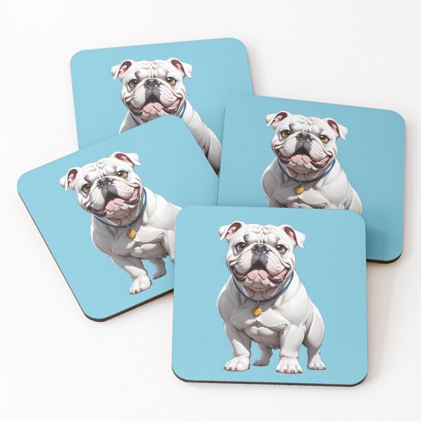 Item preview, White English Bulldog designed and sold by Bilisik.